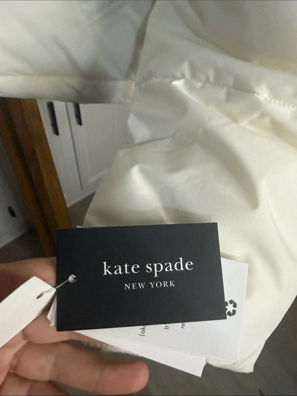 ⭐️ NWT Kate Spade Cream Short Quilted Puffer Jacket